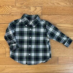 Ralph Lauren Plaid Button-down Baby Shirt